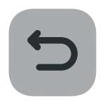 Back Square SVG Icon